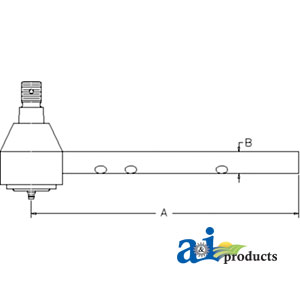 UM1859   Tie Rod-Right---Replaces 3027646M1